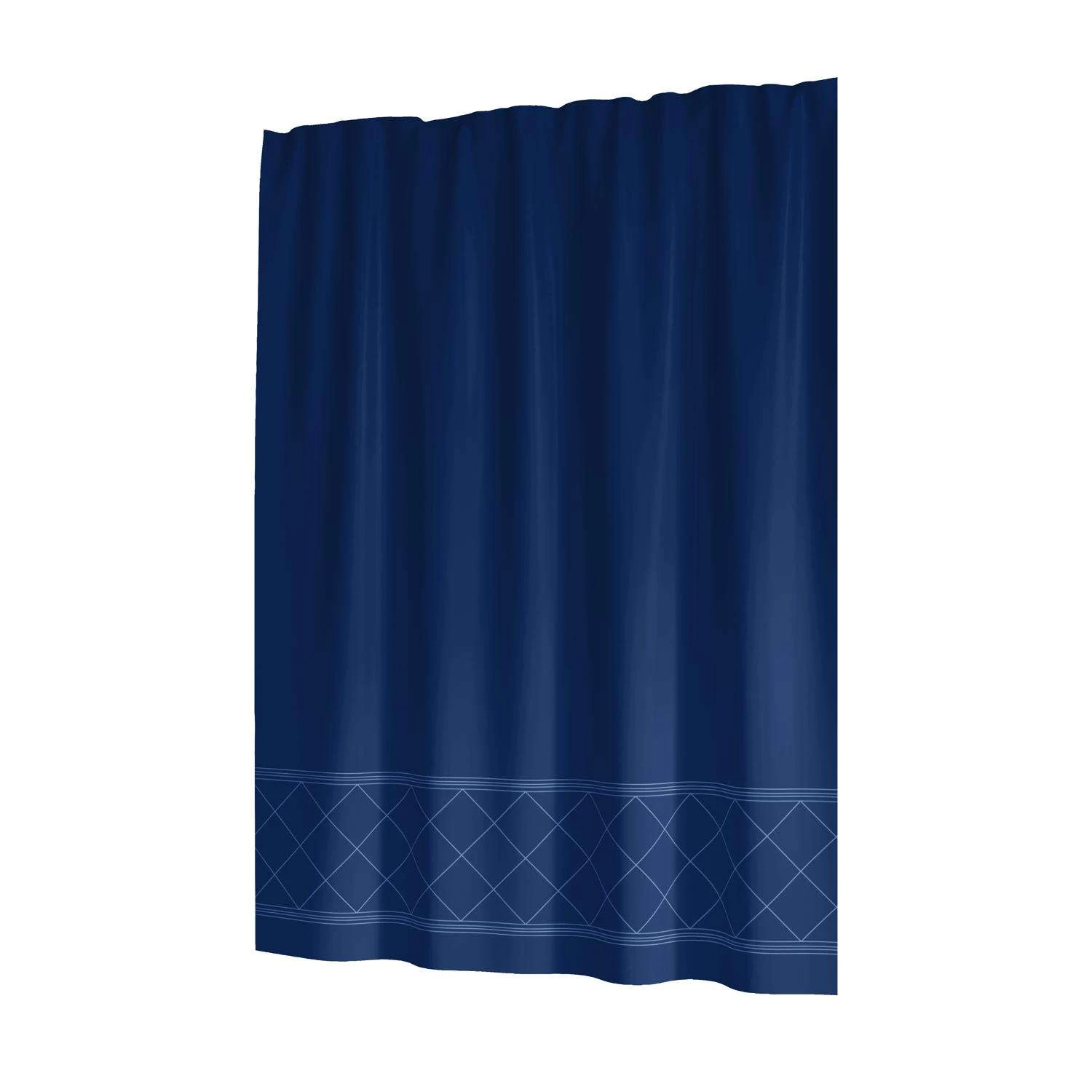 Sttelli Radiance 72 In. H X 72 In. W Navy Shower Curtain Polyester 3 Sttelli Radiance 72 In. H X 72 In. W Navy Shower Curtain Polyester