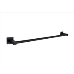 Huntington Brass Matte Black Towel Bar 24 In. L Metal