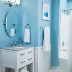 Moen Darcy Brushed Nickel Towel Bar 18 In. L Zinc -Wenn Bathroom Shop aabbc47d 57f8 4cb2 a515 1e556500d27f