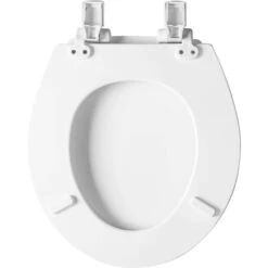 Mayfair By Bemis Kendall Slow Close Round White Enameled Wood Toilet Seat -Wenn Bathroom Shop ace809c0 30ed 4fd5 8744 ffc0be43ea8c