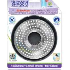 ShowerShroom Ultra Edition Brushed Stainless Steel Drain Protector