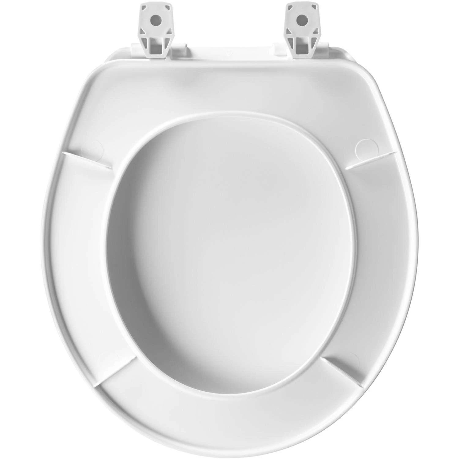 Mayfair By Bemis Round White Plastic Toilet Seat 5 Mayfair By Bemis Round White Plastic Toilet Seat - Image 3