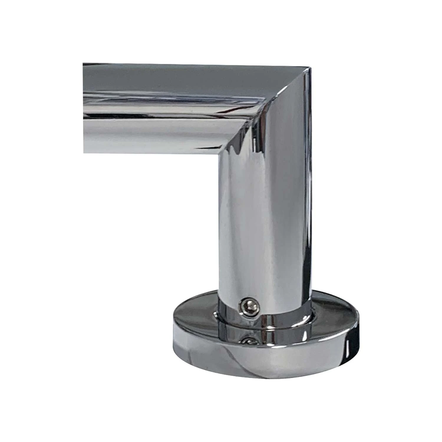 Transolid Turin 32 In. L ADA Compliant Polished Chrome Stainless Steel Grab Bar 4 Transolid Turin 32 In. L ADA Compliant Polished Chrome Stainless Steel Grab Bar - Image 2