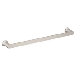 Moen Genta Brushed Nickel Silver Towel Bar 18 In. L Zinc