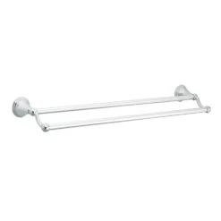 Moen Preston Chrome Double Towel Bar 24 In. L Zinc -Wenn Bathroom Shop bb05d288 cf0a 4bf5 918c ac3f4e62b361