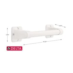 Delta 10.63 In. L Stainless Steel Grab Bar -Wenn Bathroom Shop bec3f028 1871 41d7 aa3a 5de7f0535cc5