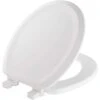 Mayfair By Bemis Traditional Round White Enameled Wood Toilet Seat -Wenn Bathroom Shop bef99b15 f7e7 48ba 865d 78369fc9f977