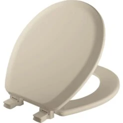 Mayfair By Bemis Cameron Round Bone Enameled Wood Toilet Seat