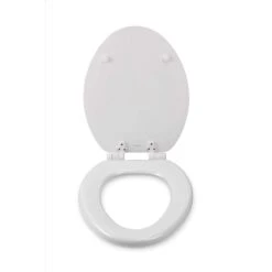Croydex Basalt Slow Close Elongated White Molded Wood Toilet Seat -Wenn Bathroom Shop c56a56ca cf7e 43a4 9cd2 6d3c9fb1140b