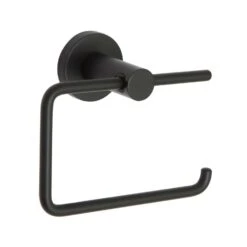 Huntington Brass Matte Black Toilet Paper Holder