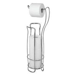 IDesign Axis Chrome Silver Toilet Paper Holder