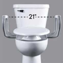 Bemis Assurance Elongated/Round Gray Seat Support Arms -Wenn Bathroom Shop caedd76a d3c9 404b a46b 0d26815b4685