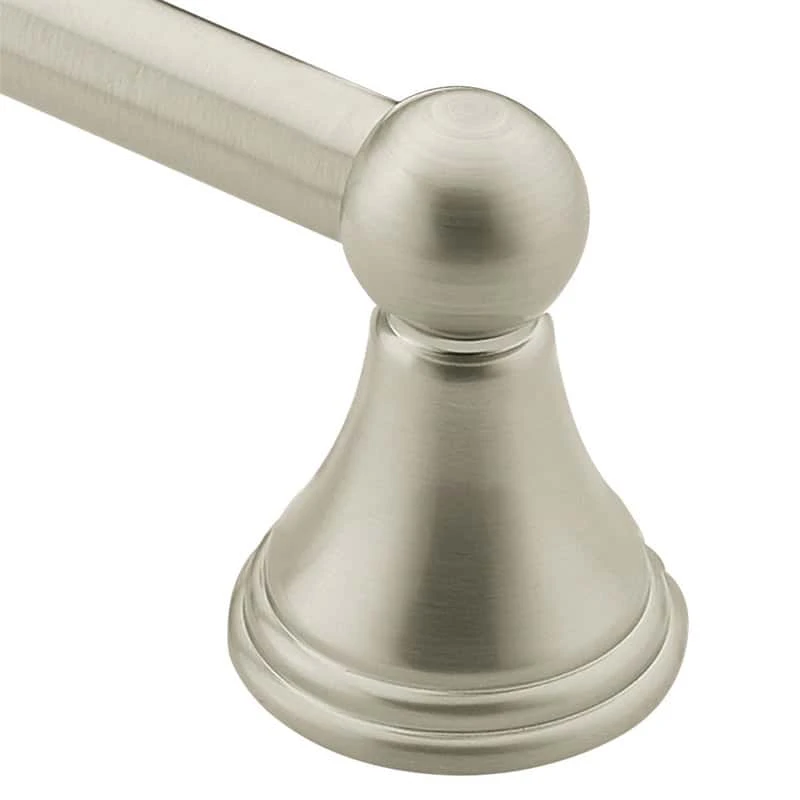 Moen Preston Brushed Nickel Towel Bar 18 In. L Aluminum 3 Moen Preston Brushed Nickel Towel Bar 18 In. L Aluminum