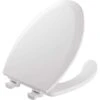 Mayfair By Bemis Elongated White Enameled Wood Toilet Seat -Wenn Bathroom Shop d14e194a da93 40a1 a347 d9b0f9d20461