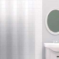 Zenna Home 72 In. H X 70 In. W Clear Solid Shower Curtain Liner PEVA -Wenn Bathroom Shop d39d62ab e78f 4162 ae85 f0f4a7d9ab54