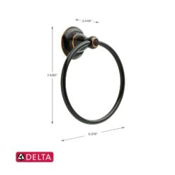 Delta Porter Oil Rubbed Bronze Towel Ring Die Cast Zinc 8 Delta Porter Oil Rubbed Bronze Towel Ring Die Cast Zinc -Wenn Bathroom Shop d4b0f7b9 9158 4546 9a8f 3146ece9b7ad
