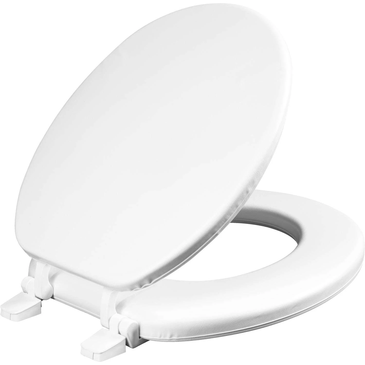 Mayfair By Bemis Round White Vinyl Toilet Seat 3 Mayfair By Bemis Round White Vinyl Toilet Seat