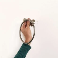 Moen Darcy Brushed Nickel Towel Ring Zinc -Wenn Bathroom Shop d9c3897b 8a56 4e81 bec1 d25c5de518b1