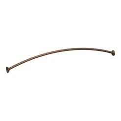 Moen Adjustable Curved Shower Rod 72 In. L Bronze
