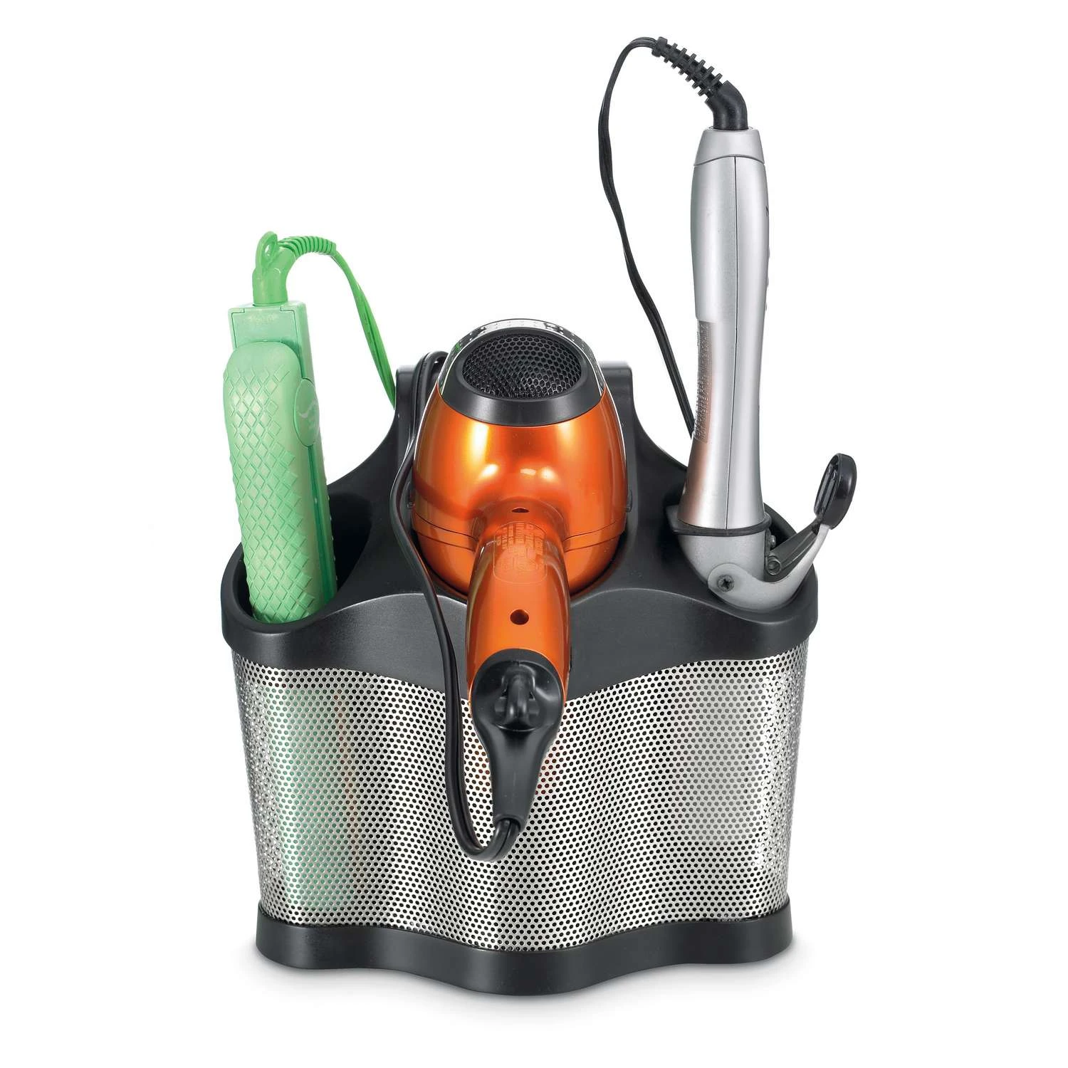 Polder Black Stainless Steel Styling Station 3 Polder Black Stainless Steel Styling Station