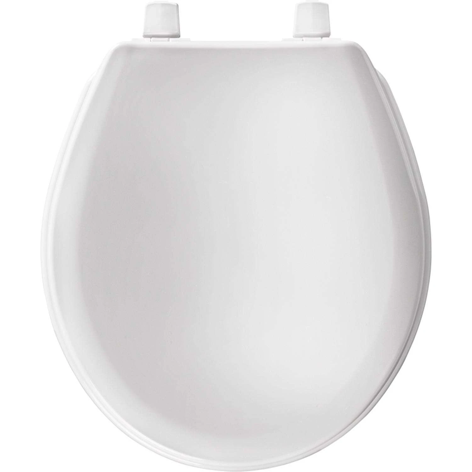 Mayfair By Bemis Round White Plastic Toilet Seat 4 Mayfair By Bemis Round White Plastic Toilet Seat - Image 2