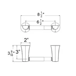 Huntington Brass Satin Brass Silver Toilet Paper Holder -Wenn Bathroom Shop eeed3c4d 9c2b 4dbc ac86 eab4d8c8f11b