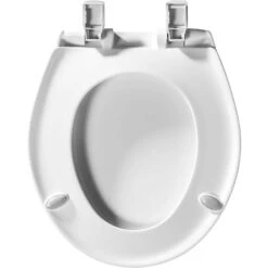 Mayfair By Bemis Affinity Slow Close Round White Plastic Toilet Seat -Wenn Bathroom Shop f0a6edeb 9844 4f28 ba80 5e265e87333f