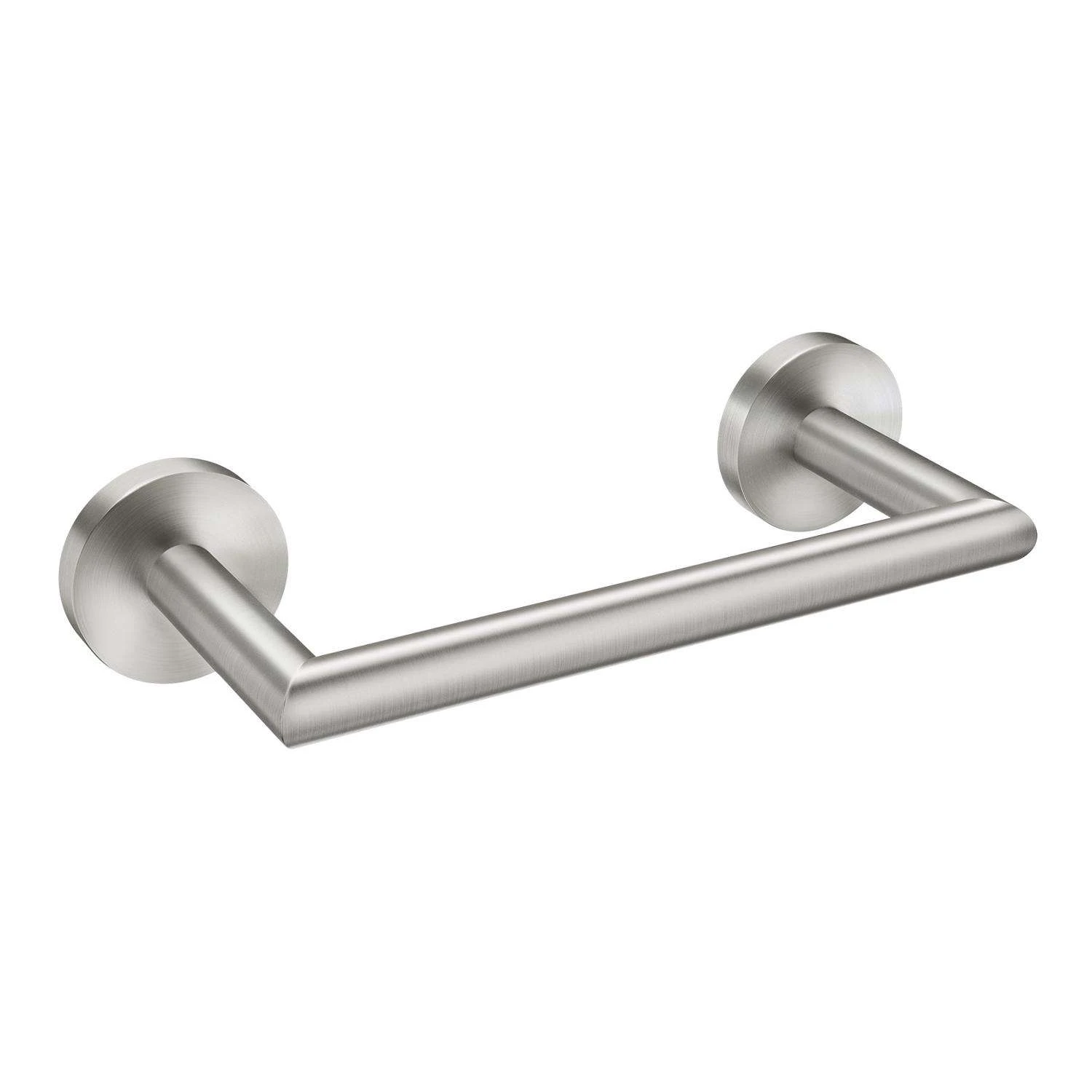 Moen Arlys Brushed Nickel Silver Towel Bar 7-1/4 In. L Zinc 3 Moen Arlys Brushed Nickel Silver Towel Bar 7-1/4 In. L Zinc