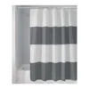 IDesign 72 In. H X 72 In. W Gray/White Stripes Shower Curtain Polyester -Wenn Bathroom Shop f22a64e4 0d04 4e30 afb3 88c8cc575c20