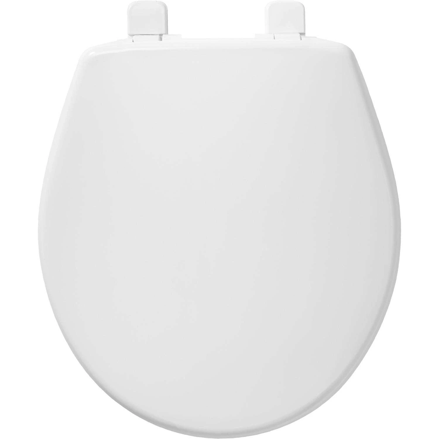Mayfair By Bemis Caswell Slow Close Round White Plastic Toilet Seat 4 Mayfair By Bemis Caswell Slow Close Round White Plastic Toilet Seat - Image 2