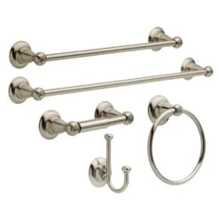 Delta Porter Brushed Nickel Towel Bar 24 In. L Die Cast Zinc -Wenn Bathroom Shop fe61cd16 707e 4b80 b7fd 99f04f5a514a