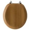 Bemis Mayfair Round Oak Wood Toilet Seat -Wenn Bathroom Shop fe8da515 b5b5 4f52 bbe2 7fb5ea5f0ff0