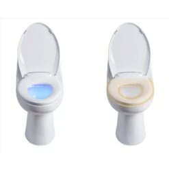 Brondell LumaWarm Slow Close Elongated White Plastic Night Light Toilet Seat -Wenn Bathroom Shop ff96e38f 81d7 44b9 8ca0 51058b72e16f